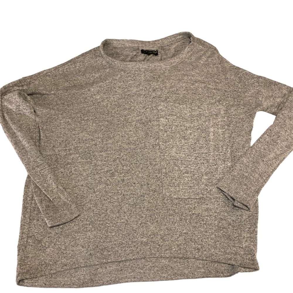 Rag & Bone slouchy grey sweatshirt with pocket